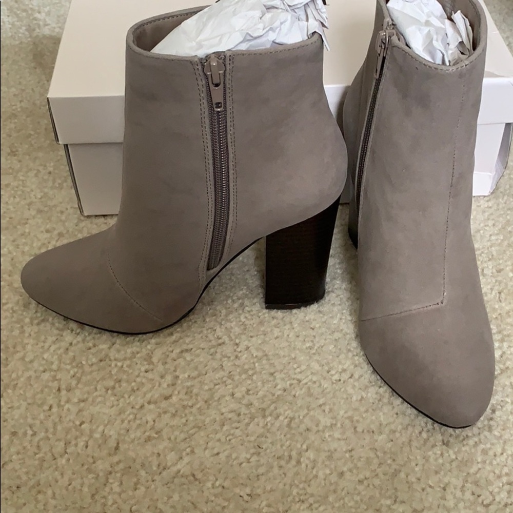 Brand new taupe booties
